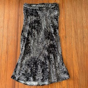 Anthropologie silk skirt